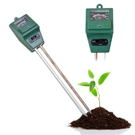 medidor analogico 3x1 de solos plantas ph umidade termometro|Medidor de Solo Analógico 3 x 1 PH, Umidade e Temperatura .